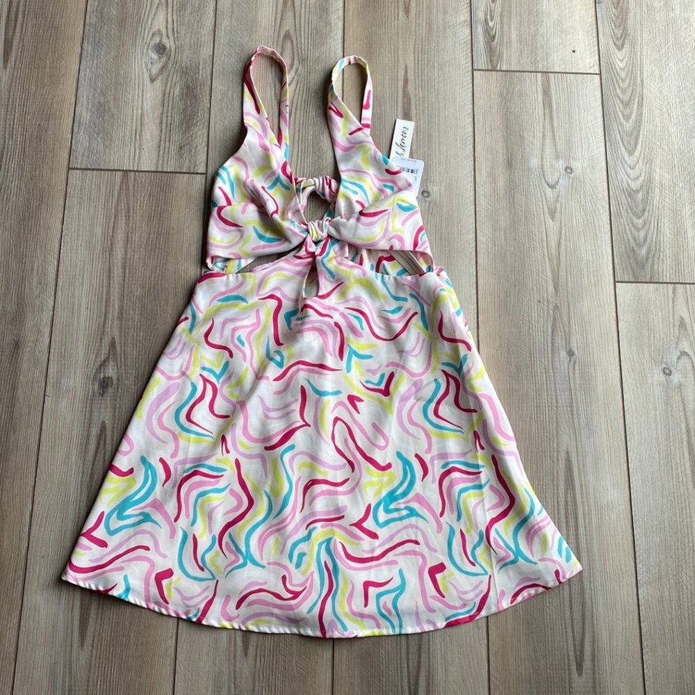 For Love and Lemons Palmer Mini Dress, Size Small (NWT)